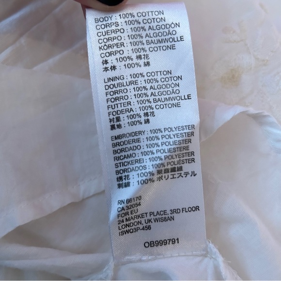 urban outfitters “hanna” tiered and scalloped babydoll dress - Picture 4 of 7